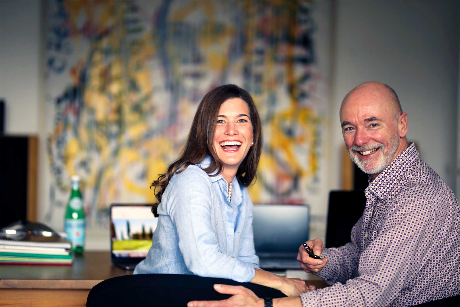 Photo of two TurnKey Property team members